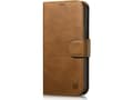 Miniatyrbilde 1 av 5: iCarer Oil Wax Wallet Case 2 i 1 deksel for iPhone 14 Pro Max Leather Flip Cover Brun Anti-RFID (WMI14220724-TN)