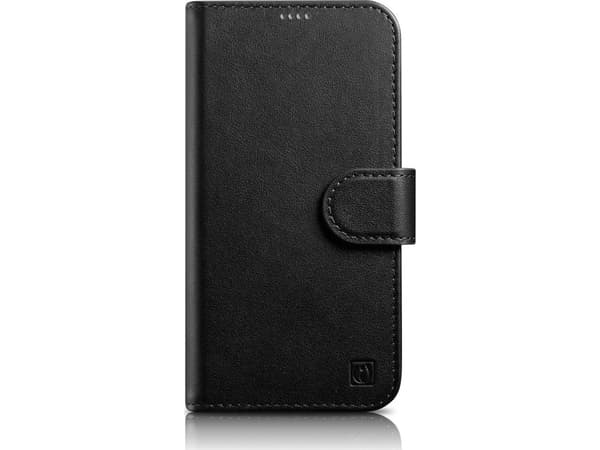 iCarer Lompakko Kotelo 2-in-1 Kotelo iPhone 14 Nahka Flip Cover, Anti-RFID Musta (WMI14220725-BK)