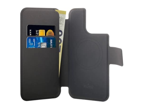 PURO PUIP67PMAGFOLIOBLK, Tegnebogsetui, Apple, iPhone 14 Pro Max / 13 Pro Max, 17 cm (6.7"), Sort