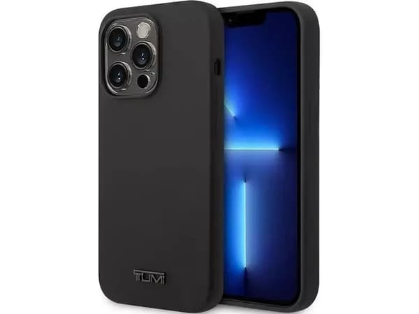 4kom.pl Deksel på telefonen Tumi Liquid Siliconehardcase for iPhone 14 Pro Max czarny/svart