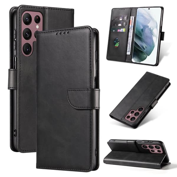 Samsung Galaxy S23 Ultra - Stilsäkert Plånboksfodral
