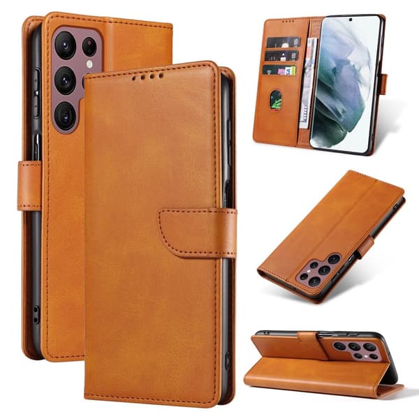 Samsung Galaxy S23 Ultra - Stilsäkert Plånboksfodral
