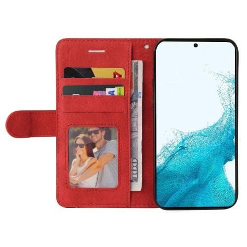 KT Plånboksfodral till Samsung Galaxy S23 - Röd/Svart