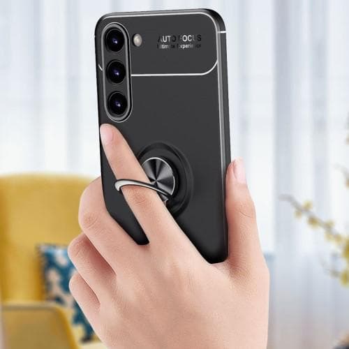 Samsung Galaxy S23 TPU skal med Finger Ring - Svart