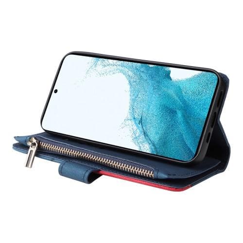 KS Lommebok-deksel til Samsung Galaxy S23 - Blå/Rød
