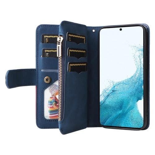 KS Lommebok-deksel til Samsung Galaxy S23 - Blå/Rød