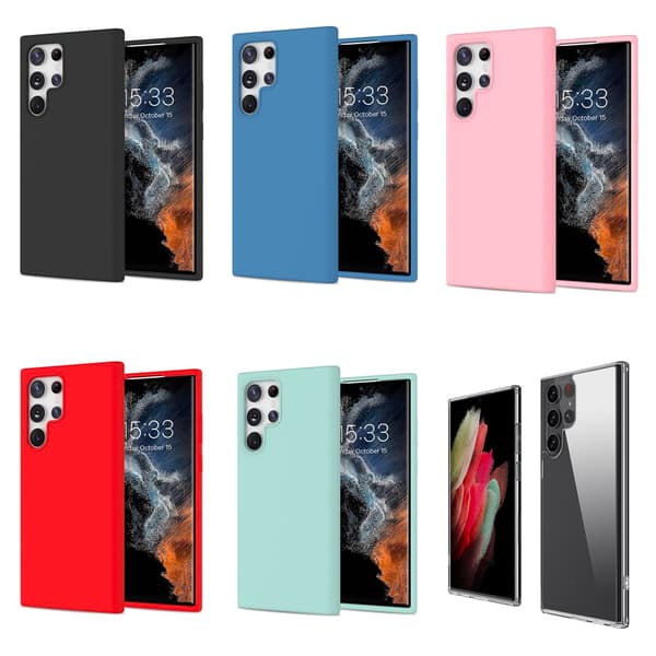 Samsung Galaxy S23 Ultra - Stilrent Stöttåligt NKOBEE Skal