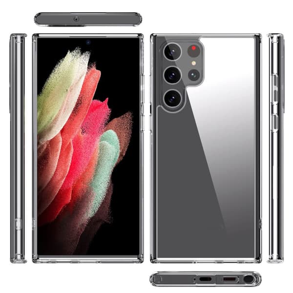 Samsung Galaxy S23 Ultra - Stilrent Stöttåligt NKOBEE Skal