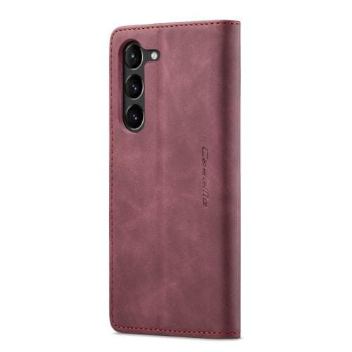 CASEME Retro Pung Taske til Samsung Galaxy S23+ - Vinrød