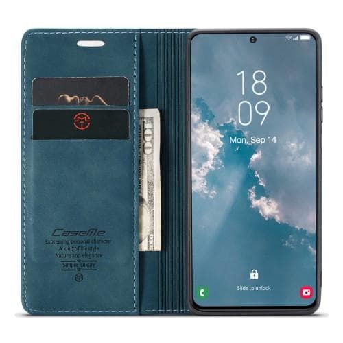 CASEME Plånboksfodral Samsung Galaxy S23+ - Blå