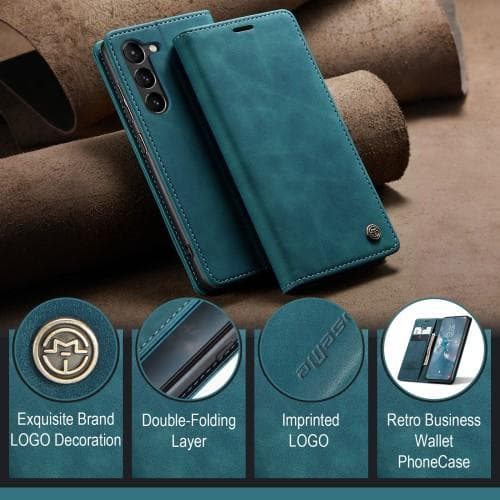 CASEME Plånboksfodral Samsung Galaxy S23+ - Blå
