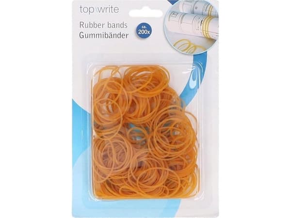 Topwrite - Gummibånd 200 stk.