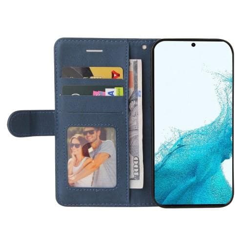 Til Samsung Galaxy S23+ (Plus) KT Series-1 Dobbeltfarve - Blå/Rød