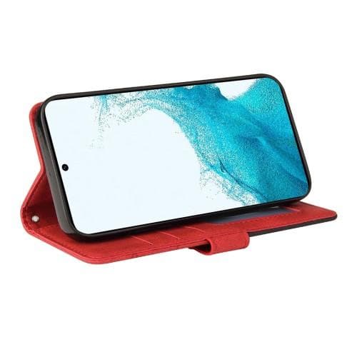 KT Plånboksfodral till Samsung Galaxy S23+ (Plus) - Röd/Svart