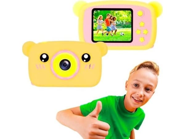 Extralink Kids Camera H25 Orange | Digitalkamera | 1080P 30fps, 2,0" display Gul