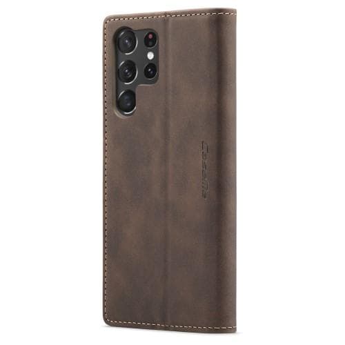 CASEME Plånboksfodral Samsung Galaxy S23 Ultra - Coffee