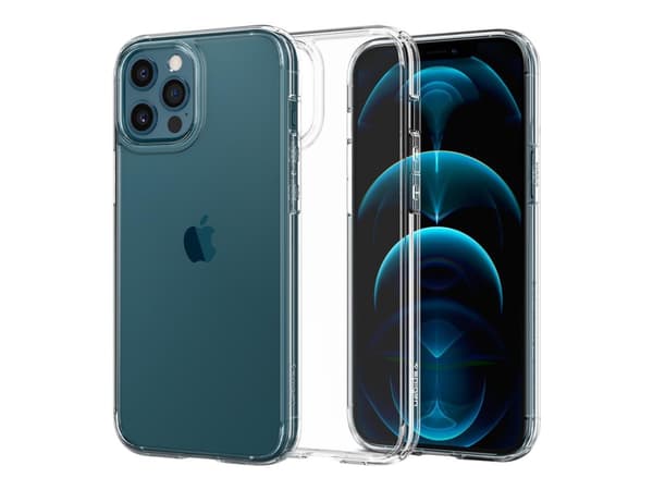 Spigen Ultra Hybrid, Suojus, Apple, iPhone 12 / iPhone 12 Pro, 15,5 cm (6.1"), Läpinäkyvä