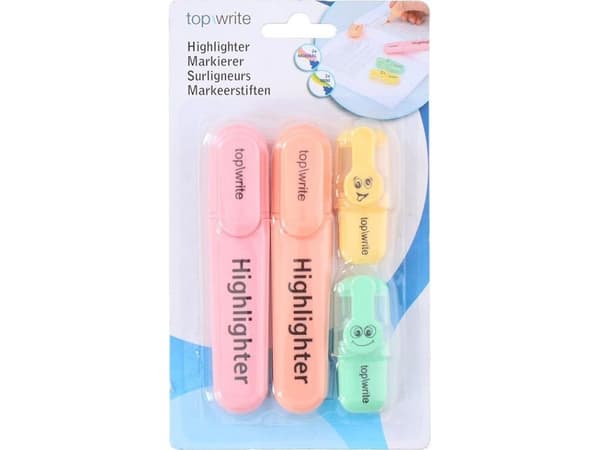 Topwrite - highlighters 4 farger