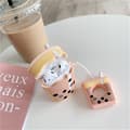 Miniatyrbild 2 av 6: AirPods Pro Skal Boba Milk Tea Silikon - Lila