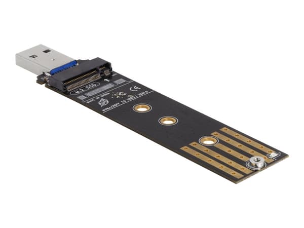 Delock Combo Converter for M.2 NVMe PCIe eller SATA SSD med USB 3.2 Gen 2
