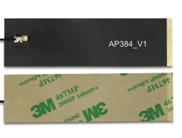 Delock LoRa - Antenne - [863 - 928 MHz, self-adhesive, FPC, I-PEX Inc., MHF 4 plug, 1.13 - 15 cm - Smart Home - 1.68 dBi - innendørs - svart