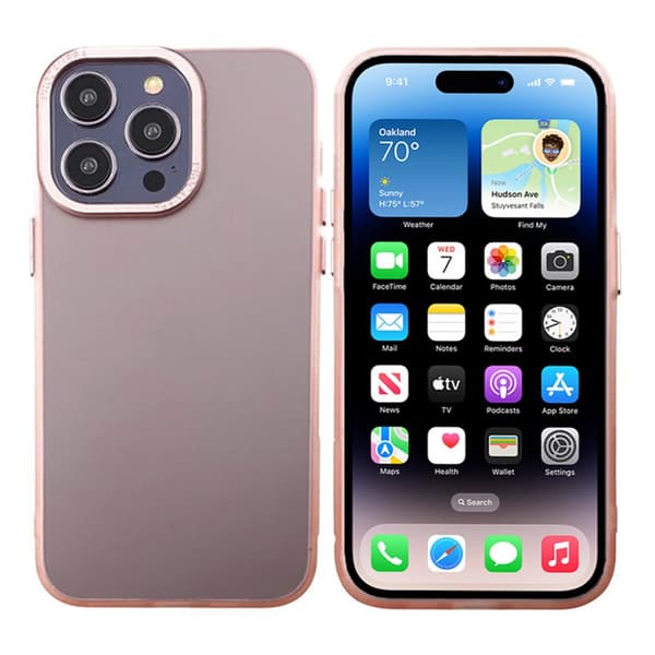 iPhone 13 Pro Max Mobilskal - Frostat Rosa