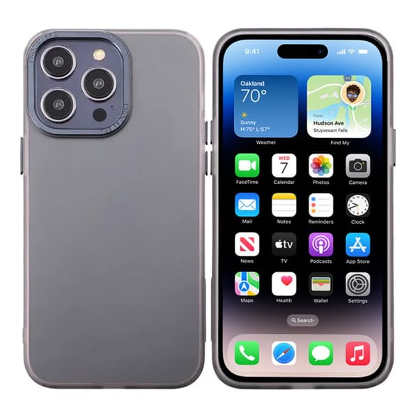 iPhone 13 Pro Max Mobilskal - Frostat Svart