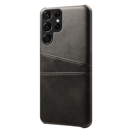 Samsung Galaxy S23 Ultra KSQ PU-læderbelagt skal hårdt etui