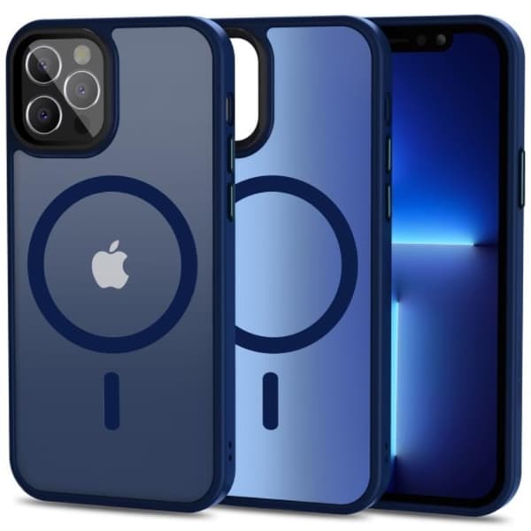 Tech-Protect iPhone 12/12 Pro Mobilskal Magsafe - Matte Navy