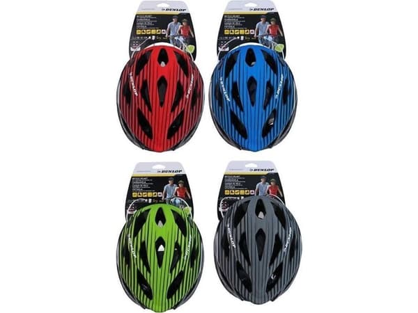 Dunlop - MTB-hjelm størrelse L (rød)