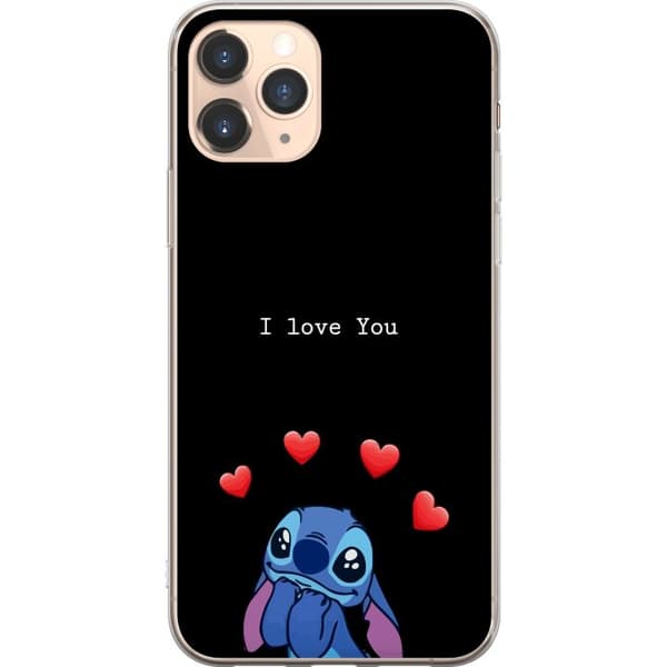 Apple iPhone 11 Pro Läpinäkyvä kuori Stitch Rakkaus