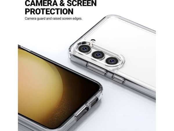 Crong Crystal Shield-deksel - Samsung Galaxy S23+-deksel (klar)