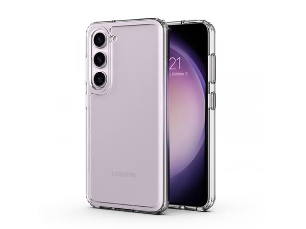 Crong Crystal Shield Cover - Samsung Galaxy S23+ Kotelo (läpinäkyvä)