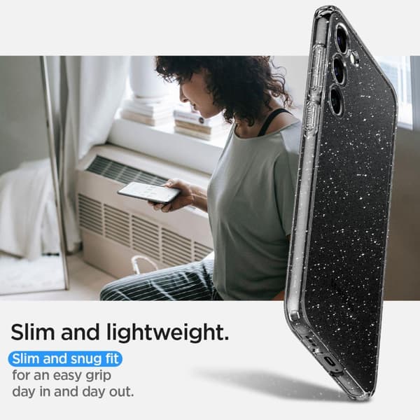 Spigen Samsung Galaxy S23 Case Liquid Crystal Glitter Clear