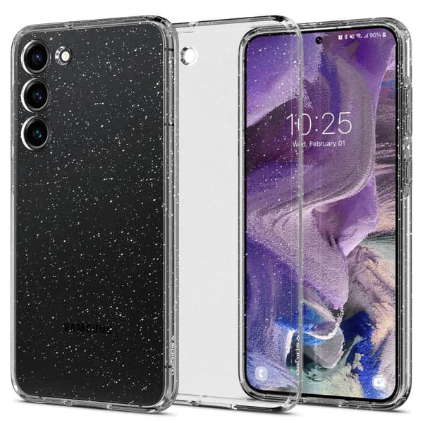 Spigen Samsung Galaxy S23 Case Liquid Crystal Glitter Clear