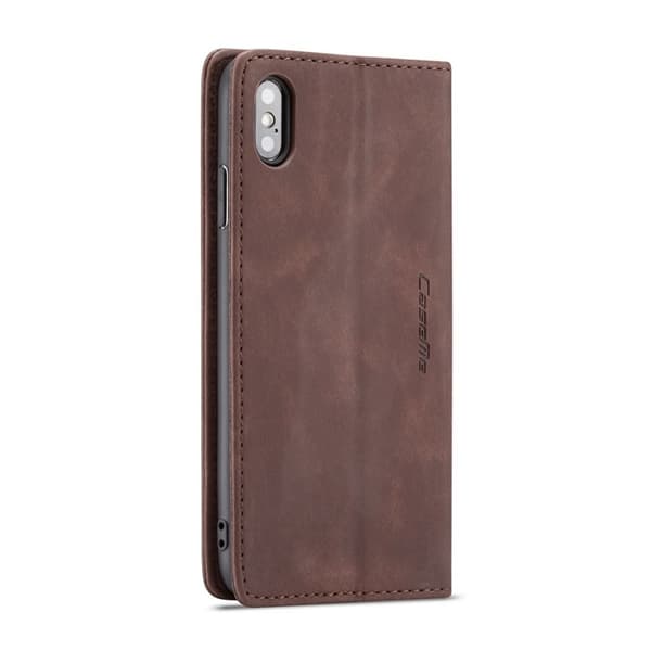 CaseMe Slim Plånboksfodral iPhone X/XS Brun