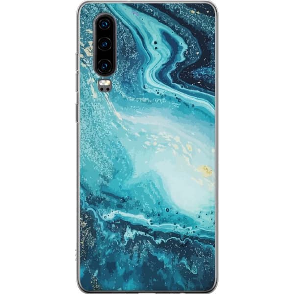 Huawei P30 Läpinäkyvä kuori Taidekuvio