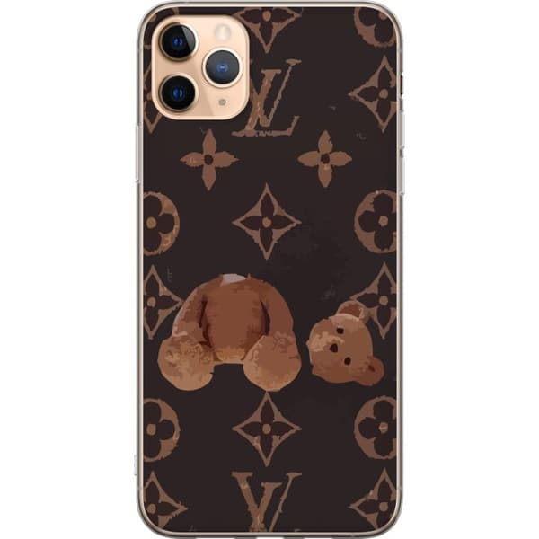 Apple iPhone 11 Pro Max Gjennomsiktig deksel Teddy Trist LV Glad