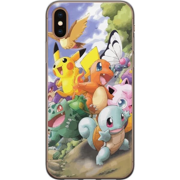 Apple iPhone XS Gjennomsiktig deksel Pokemon