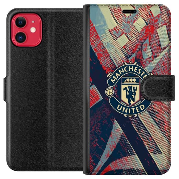 Apple iPhone 11 Plånboksfodral Manchester United FC
