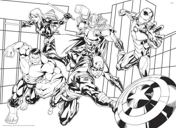 Lisciani LISCIANI MARVEL PUZZLE DF MAXI FLOOR 150 AVENGERS