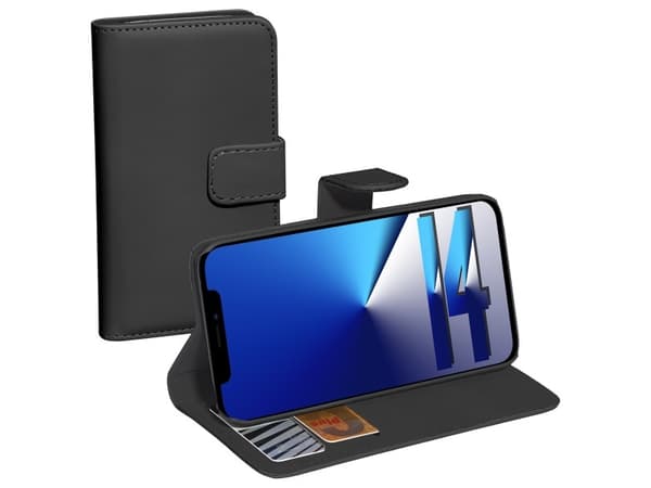 PEDEA Book Cover Classic for iPhone 14 svart ( 50160945 )