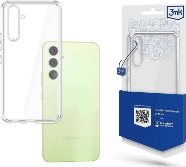 Samsung Galaxy A54 5G silikonikotelo 3mk Clear Case - kirkas - kirkas