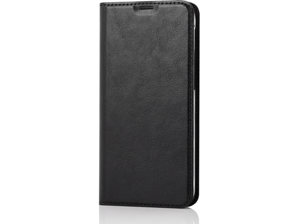 Wave BookCase -suojakotelo, Samsung Galaxy A42 5G, musta