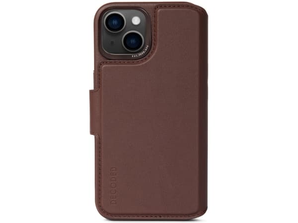 Decoded Modu Wallet, Lompakkokotelo, Apple, iPhone 14 Plus, 17 cm (6.69"), Ruskea, Suklaa