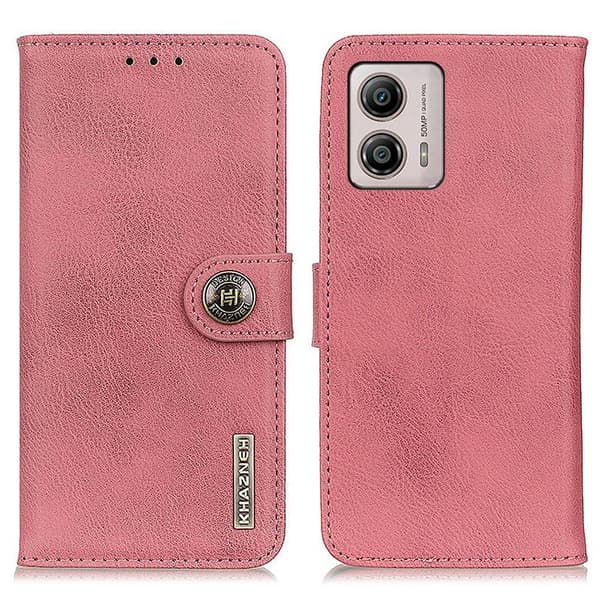 KHAZNEH Motorola Moto G53 5G Plånboksfodral - Rosa
