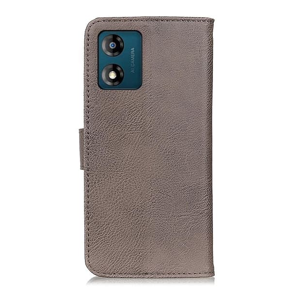 KHAZNEH Motorola Moto E13 4G Lommebok-deksel - Khaki