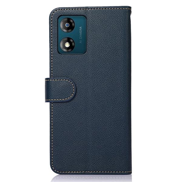 KHAZNEH Telefoncover til Motorola Moto E13 4G - Blå/Brun