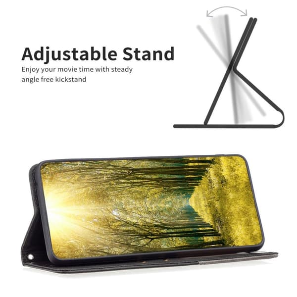 BINFEN Plånboksfodral Motorola Moto E13 4G - Svart