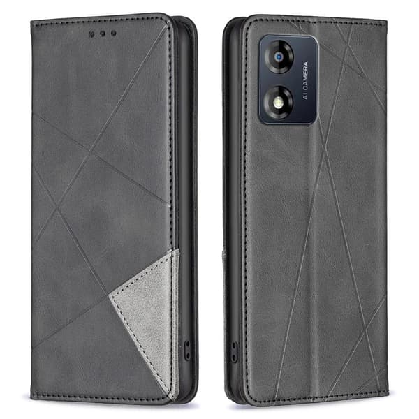 BINFEN Plånboksfodral Motorola Moto E13 4G - Svart